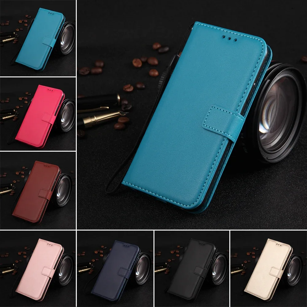 Leather Case For Samsung Galaxy S22 Ultra S21 S20 FE S10 Lite S30 S9 S8 Plus S7 Edge Note 20 Ultra 10 9 8 Funda Flip Wallet Case