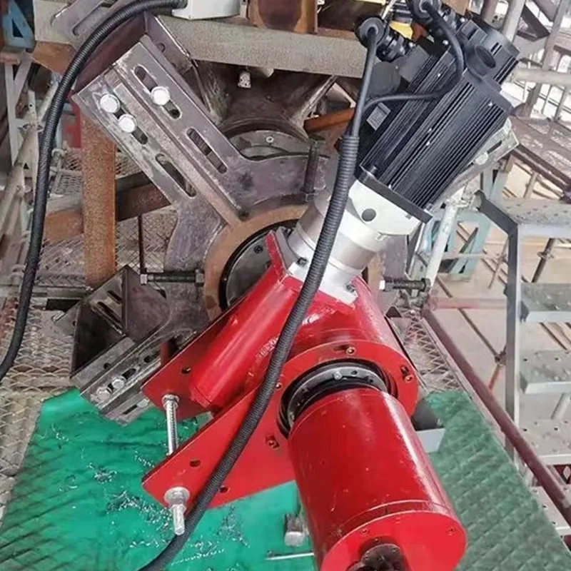 Italienische tragbare 2-in-1-CNC-Leitungs- und Schweißmaschine – horizontaler/vertikaler Typ, längliche Lochfähigkeit