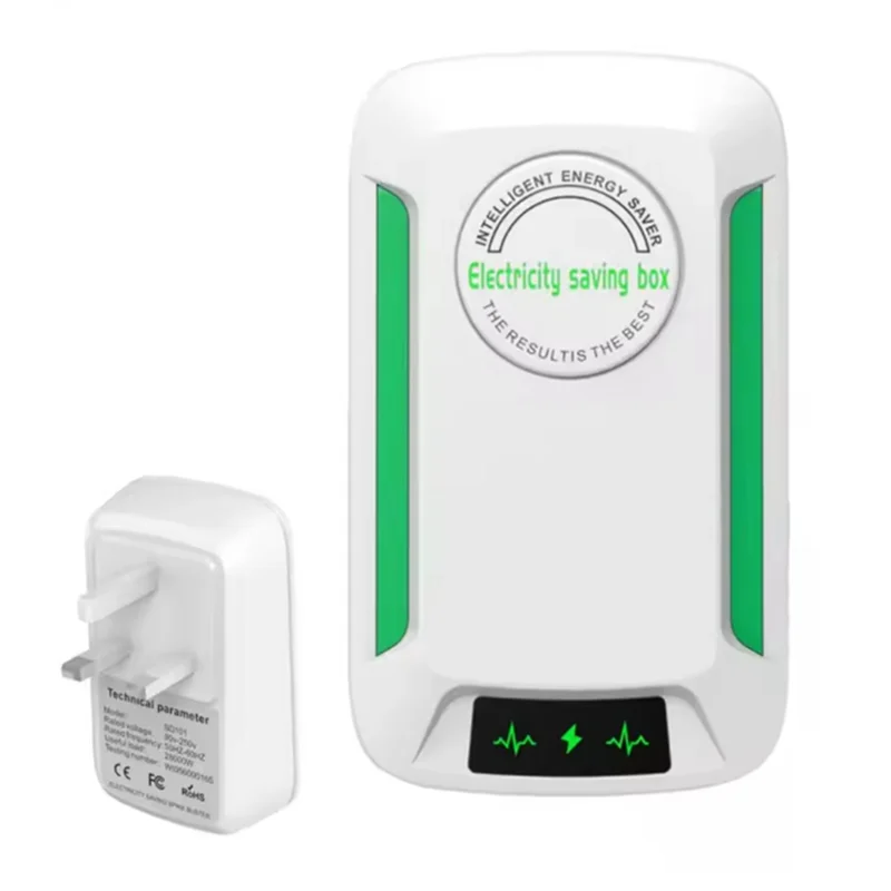ABAC-Household Appliance Saver Energy Saver Electricity Saving Box 90V-250V Voltage Stabilizer Power Saver Device(UK)
