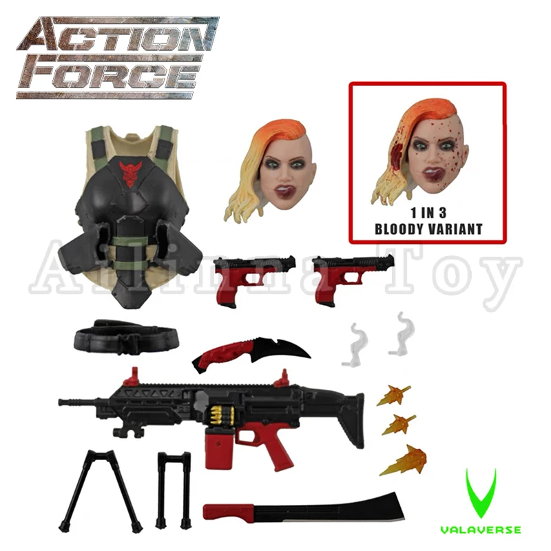 Valaverse-figura de acción de la fuerza 1/12, modelo de Anime de 6 pulgadas, Gemini, Desert Trooper, Riot Trooper, para regalo