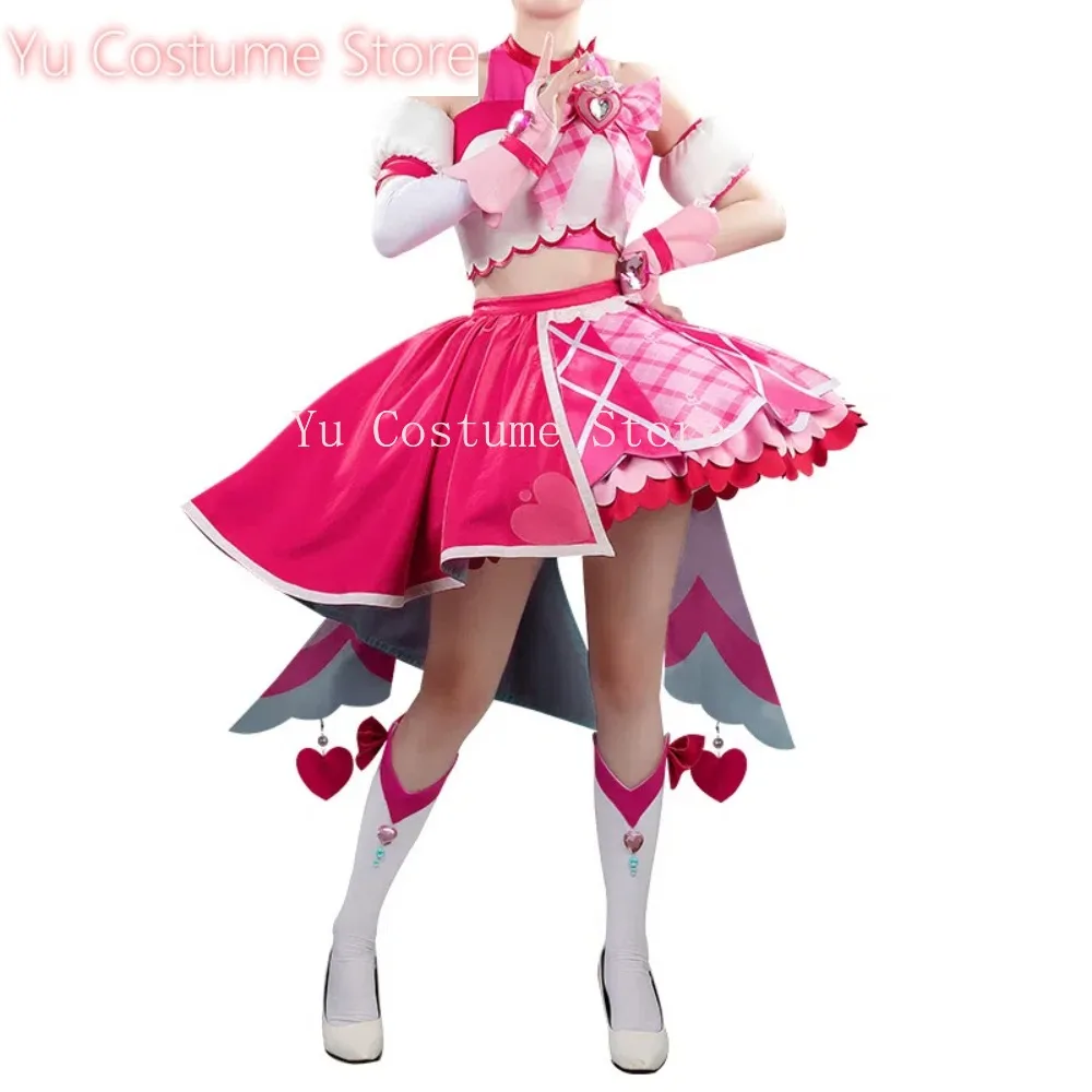 

Yu Costume StoreYou and Idol Precure Cure Idol Sweet Lovely Lolita Dress Uniform Cosplay Costume Halloween Carnival Party Outfit