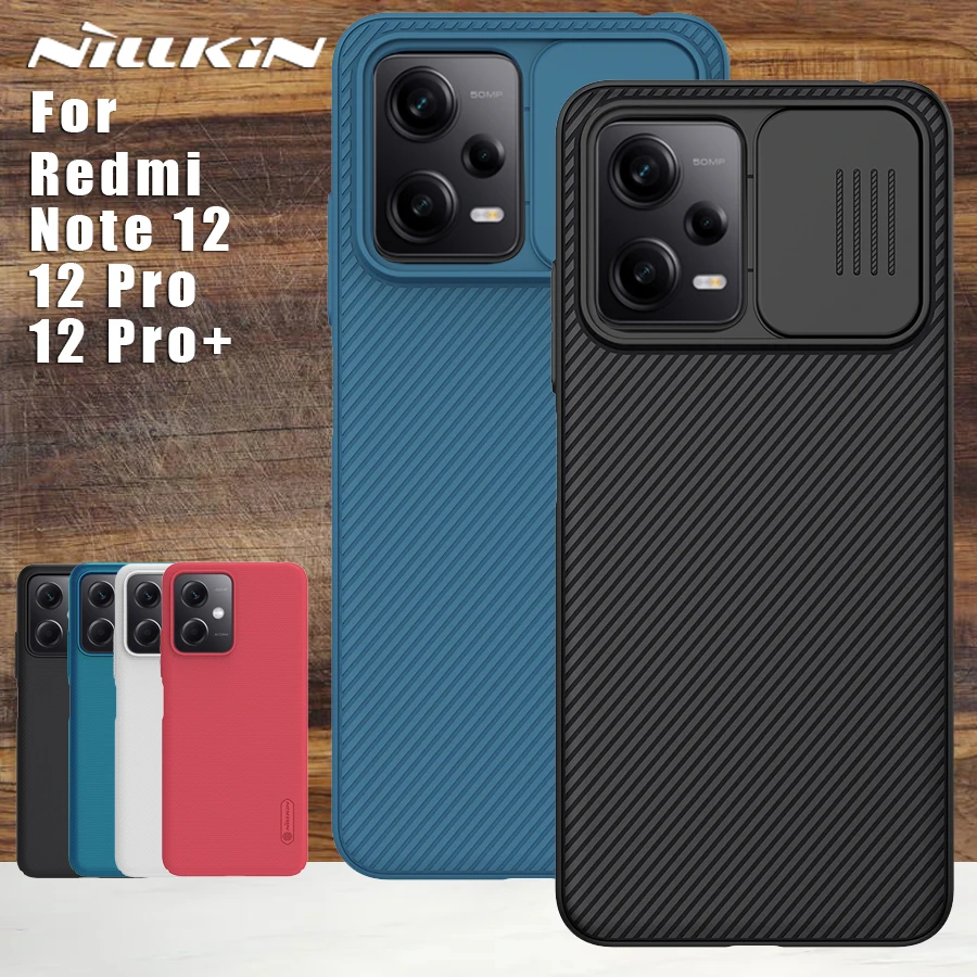 Nillkin for Xiaomi Redmi Note 12 Pro Plus / 12 Pro 5G / 12 Pro 4G / 12 Case Camera Protection Lens 360 Camshield Back Cover