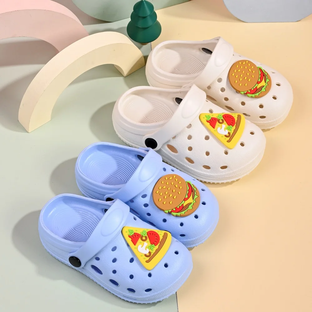 

New Cartoon Children Slippers Summer Boys Baby Sandal Soft EVA Garden Antiskid Shoes Kid Casual Bathe Slippers
