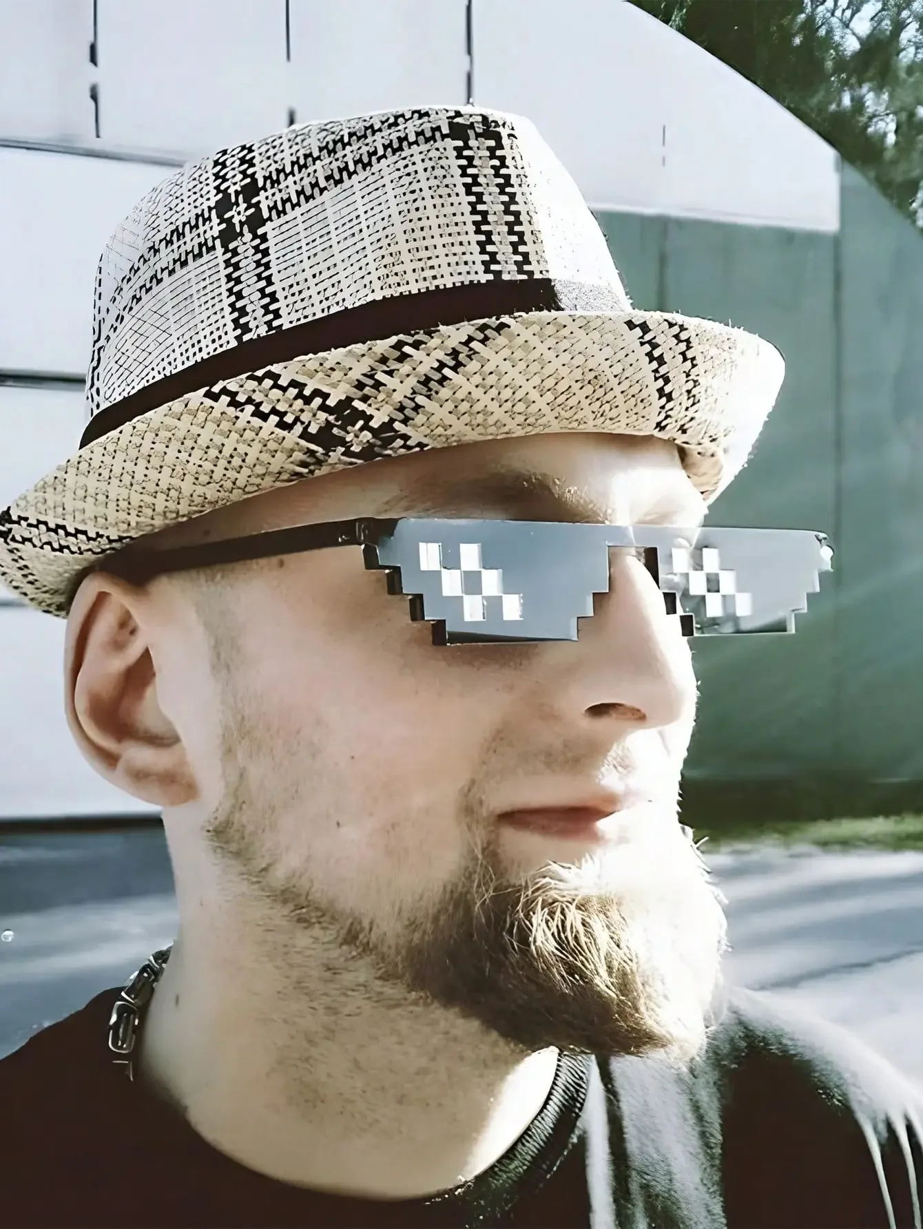 20/6pcs Party Black Sunglasses 8-bit Pixelated Mosaic Game Player Photo Props Funny Glass for Adults Teenagers Face Accessories