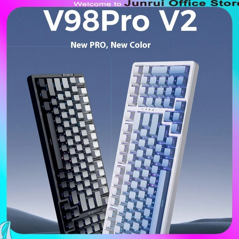 

Vgn V98prov2 Three-Mode Hot-Swap Gasket Structure Wireless Customized Mechanical Gaming Keyboard Computer Accessories Gift