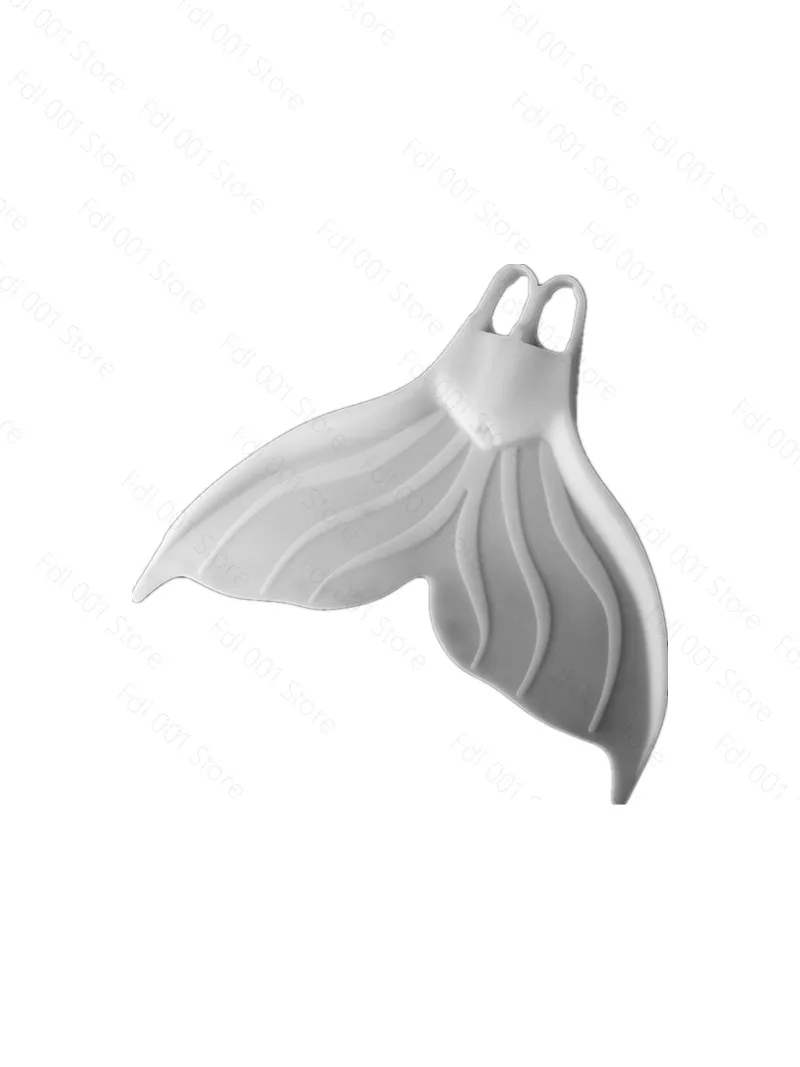 Mermaid flippers diving frog shoes silicone professional swimming training adult single webbed free diving fish tail
