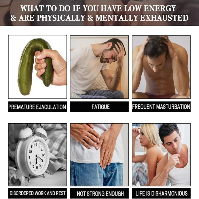 تعزيز الطاقة بخلاصة الابيميديوم والجينسنغ - يعزز القوة والثقة - مكمل معزز بالأعشاب اليومية للرجال #5