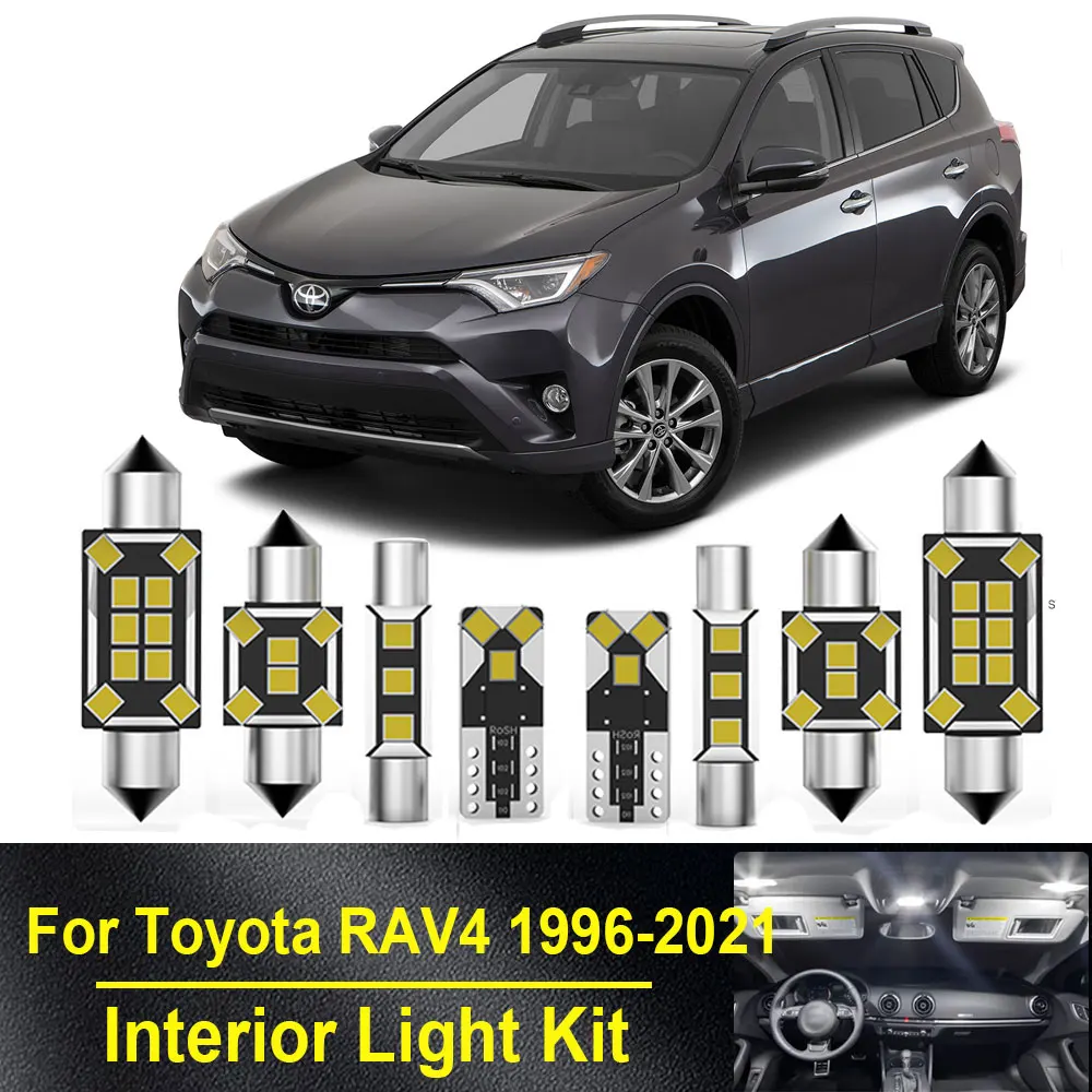 

Комплект светодиодных ламп ABRIGHT для внутреннего освещения багажника для Toyota RAV4 1996-2008 2010-2012 2014 2015 2016 2017 2018 2019 2020 2021