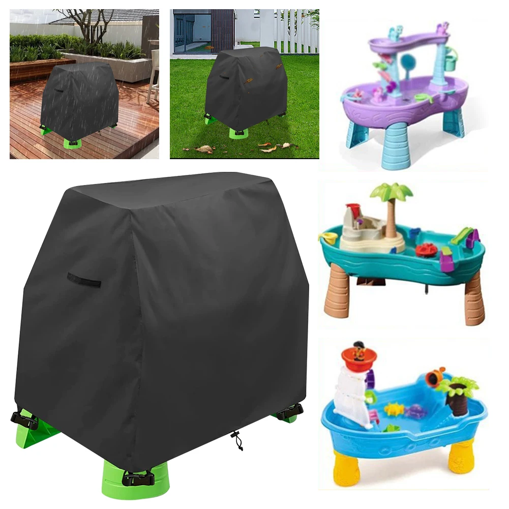 Kids Sand and Water Table Toys Covers Dustproof Outdoor Water Play Table Cover for Step 2 Rain Showers Splash Pond Water Table