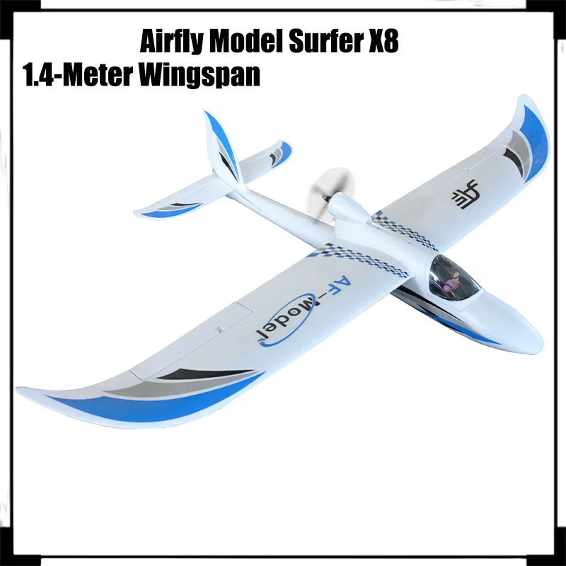 Rc Plane Airfly Model Surfer 1.4-Meter Wingspan Fpv Glider Electric Remote Controlled Aircraft Model Fixed Wing Aircraft Model