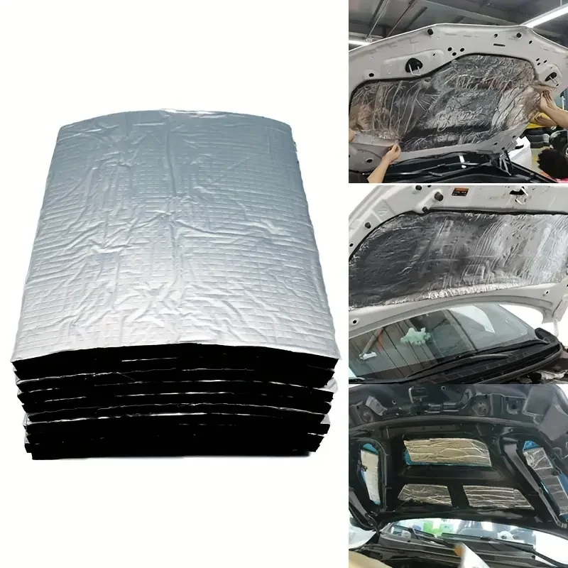 10MM Soundproof Insulation Mat Heat Barrier Foam Roll for Home Wall Floor Door Sound Deadening Thermal Warm Keeping Panel Use