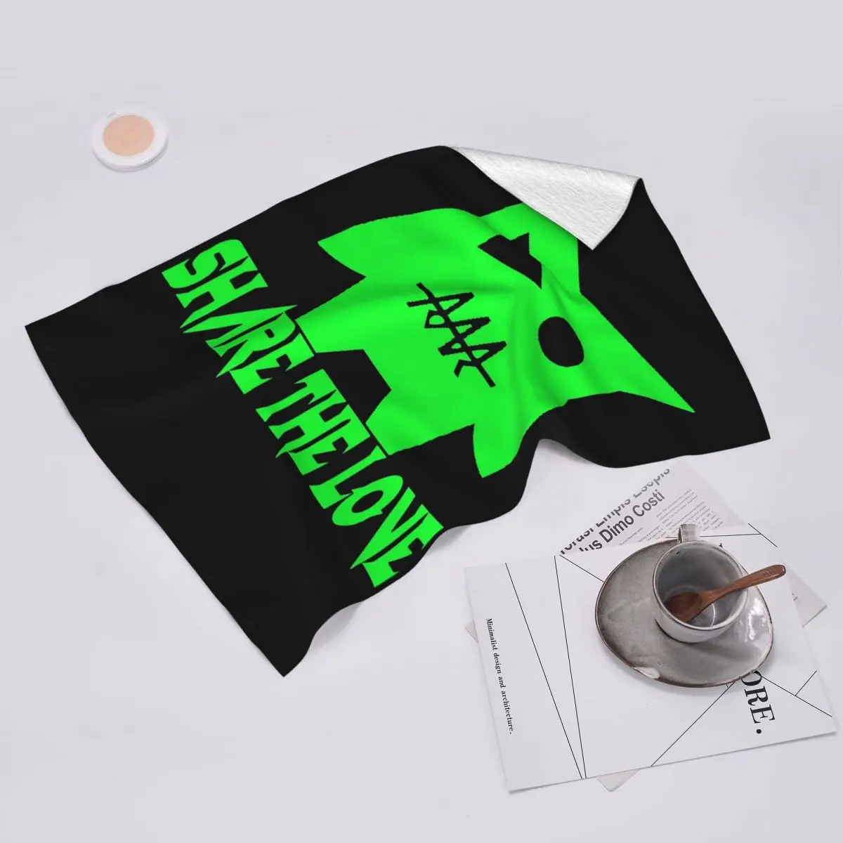 Custom Share The Love Prime Series 48 Soft Face Towel Quick Dry Pool Bath Cotton Towels Absorbent Quick