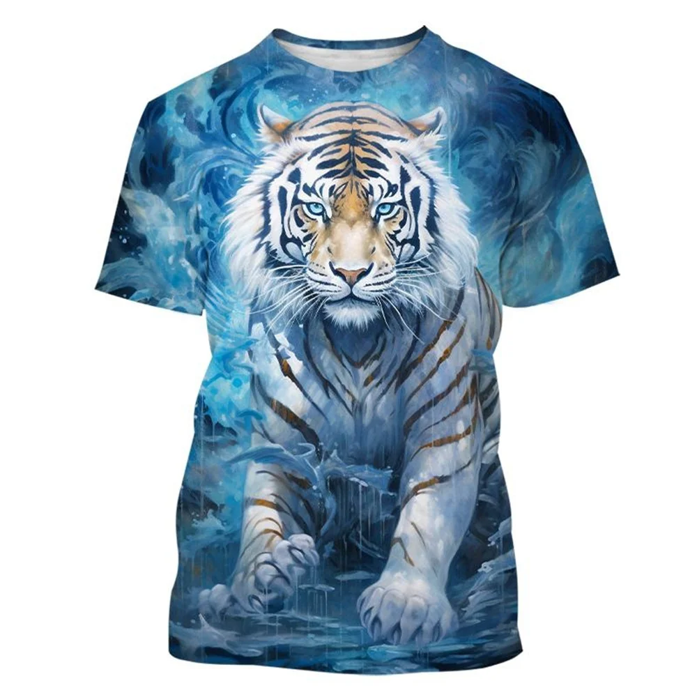 

Baby T-Shirts 3d Print Tiger Cool Casual Daily Boy Clothes Top Casual Short Sleeve Tees 2025 Animal Fashion Boys Clothing