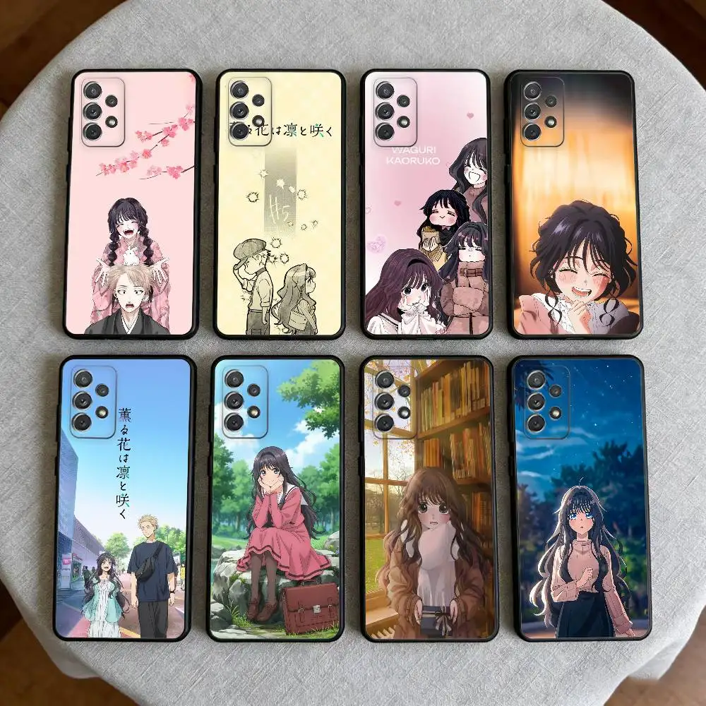

K-Kaoruko W-Waguri Anime Phone Case For Samsung Galaxy A73,A72,A71,A70,A53,A52,A51,Soft Silicone Black Cover
