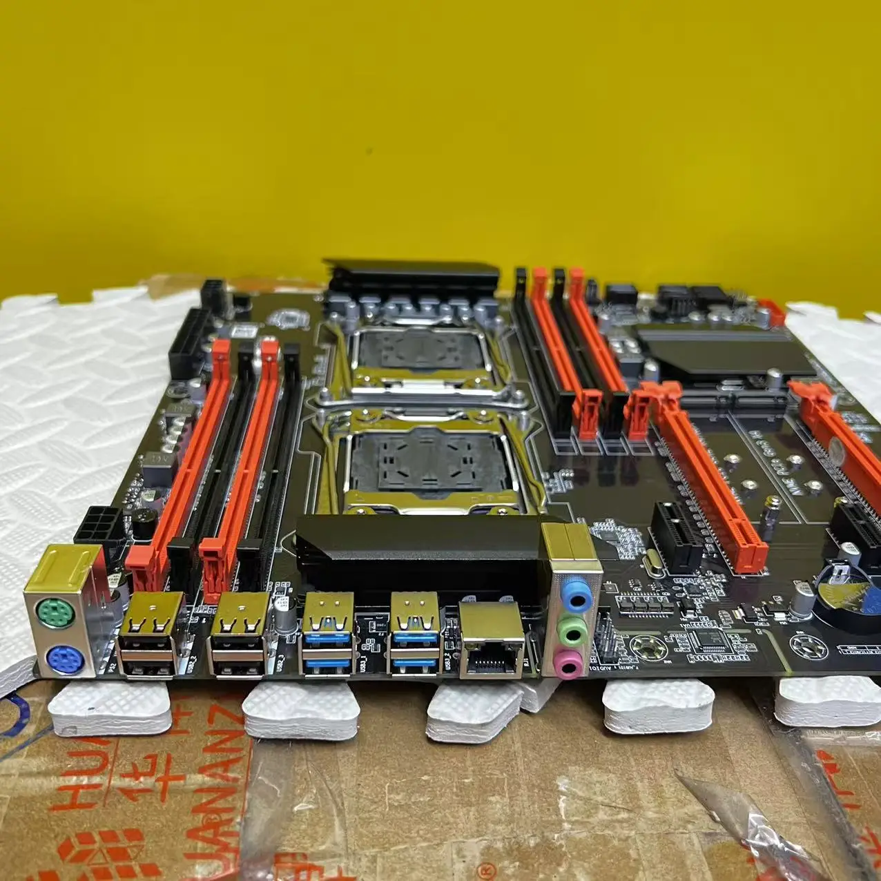 For 2Pcs New X99 Dual Motherboard 2011-3 DDR4 Support E5 2678 2680V4 Dual CPU Multi-task Kit