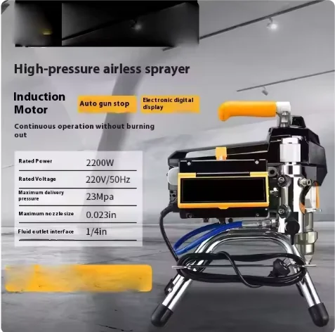 High Pressure Airless Painting Machine X6 Professional Airless Spray Gun