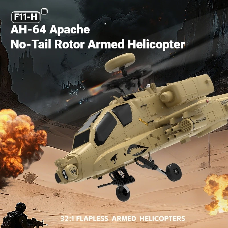 

Yuxiang RC Helicopter F11H Apache Brushless Armed Camera GPS Positioning Intelligent Return Electric Remote Control Aircraft Toy