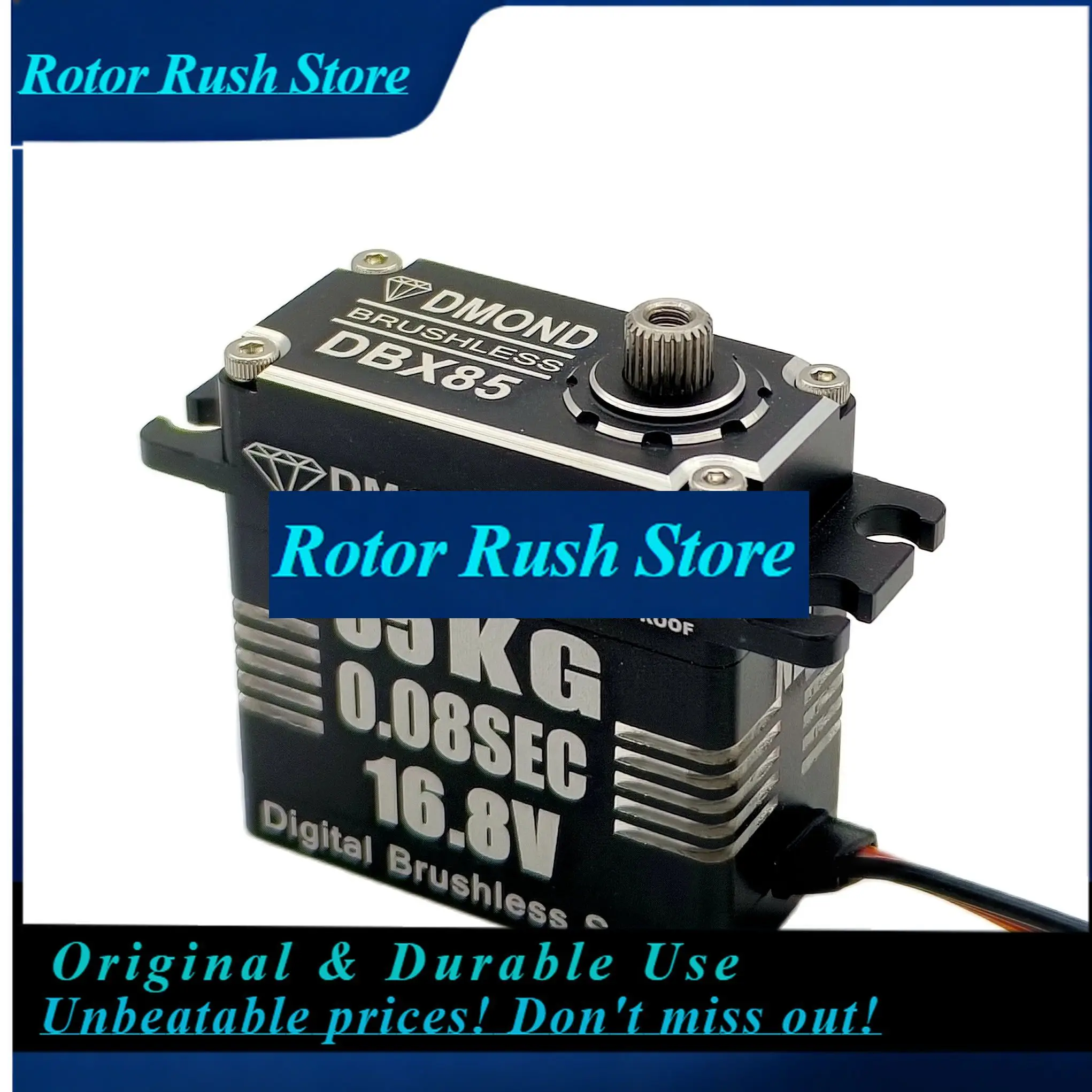 RoRuSDMOND DBX85 85KG 16.8V Brushless Direct Power IP68 Waterproof Heavy Duty  Stainless Gear 1/10 RC Truck Customized Prod