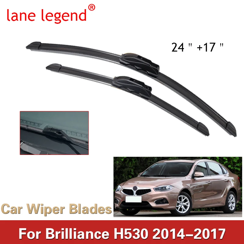 

Lane Legend Car Wiper Blades For Brilliance H530 2014 2015 2016 2017 Car Accessories Front Windscreen Wiper Blade Brushes Cutter