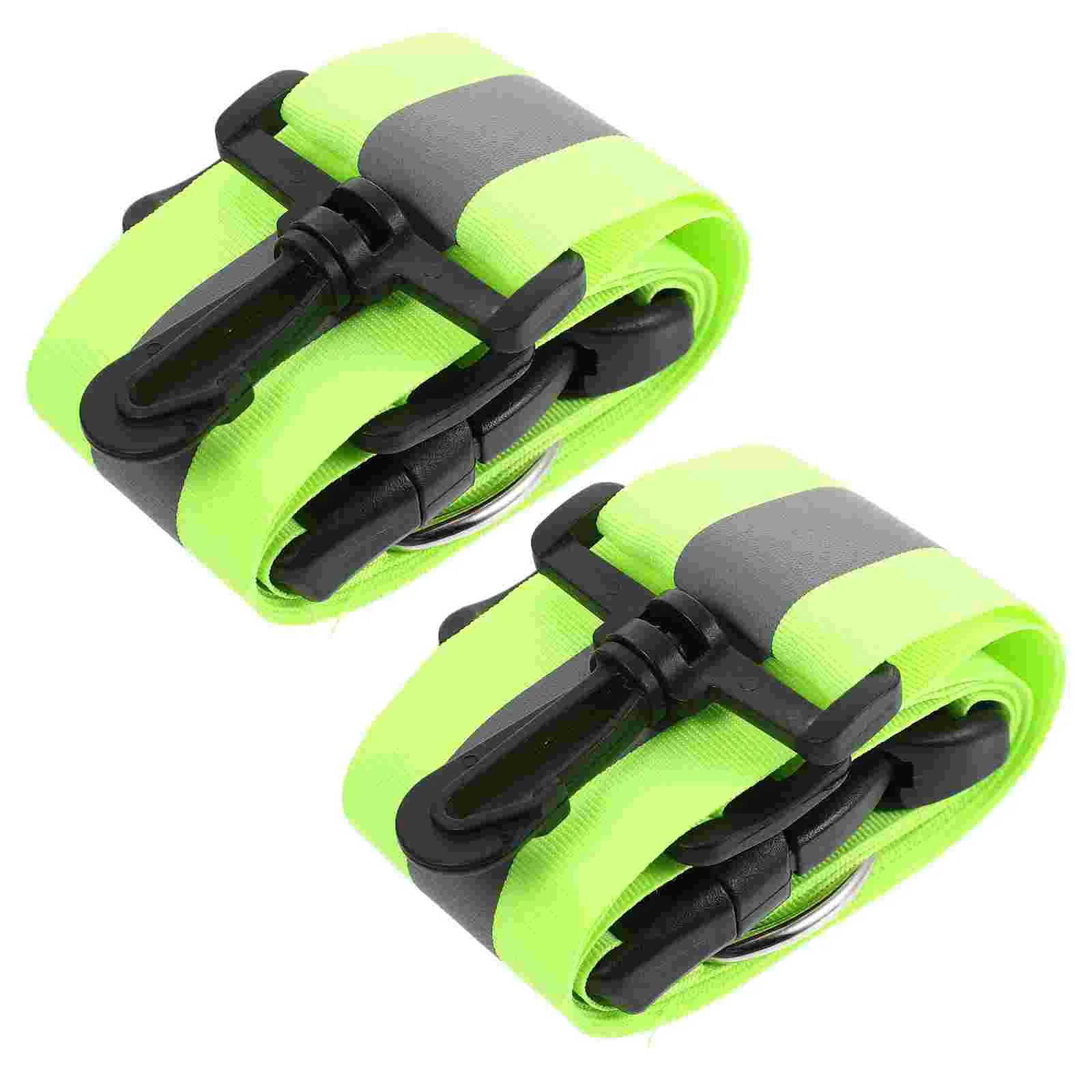 2 Pcs Reflective Suspender Belt Armband Wristband Cycling Night Running Sports Waist Shoulder at Elastic Safety Bands Polyester