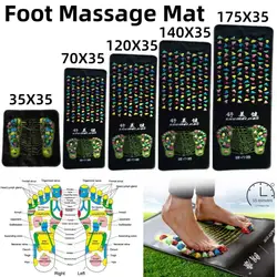 Foot Massage Mat Healthy Acupuncture Foot Mat Reflexology Walk Stone Leg Pad Pain Relief Healthcare Acupressure Mat Massageador