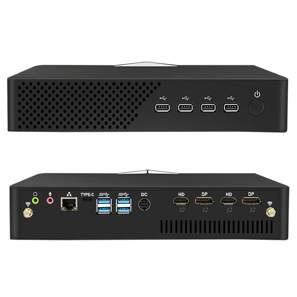 Partaker Gaming PC i9 9900T i7 9700F i5 9400F Nvidia RTX3050 8G GDDR6 2*DDR4 M.2 NVMe SSD Desktop Computer Windows 11 AC WiFi