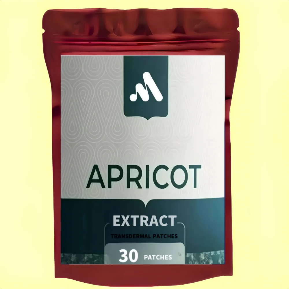 30 رقعة من المشمش المر العضوي المشمش فيتامين B17 رقع عبر الجلد