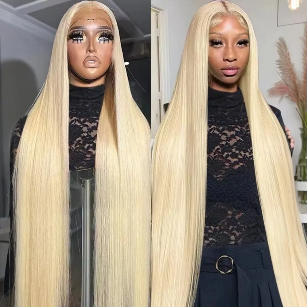 

Блондинистый парик 13x6, плотность 220, прямые волосы, прозрачный HD-кружевной фронтальный парик 613, 40 дюймов, 13x4, бразильские прямые волосы, 100% натуральные человеческие волосы, для женщин