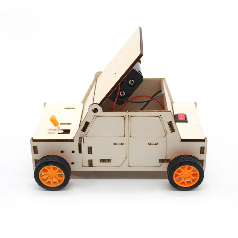 Gear Shift Car No.2 DIY Variable Speed Four-wheel Drive Car Technology Small Production Science Experiment Toy