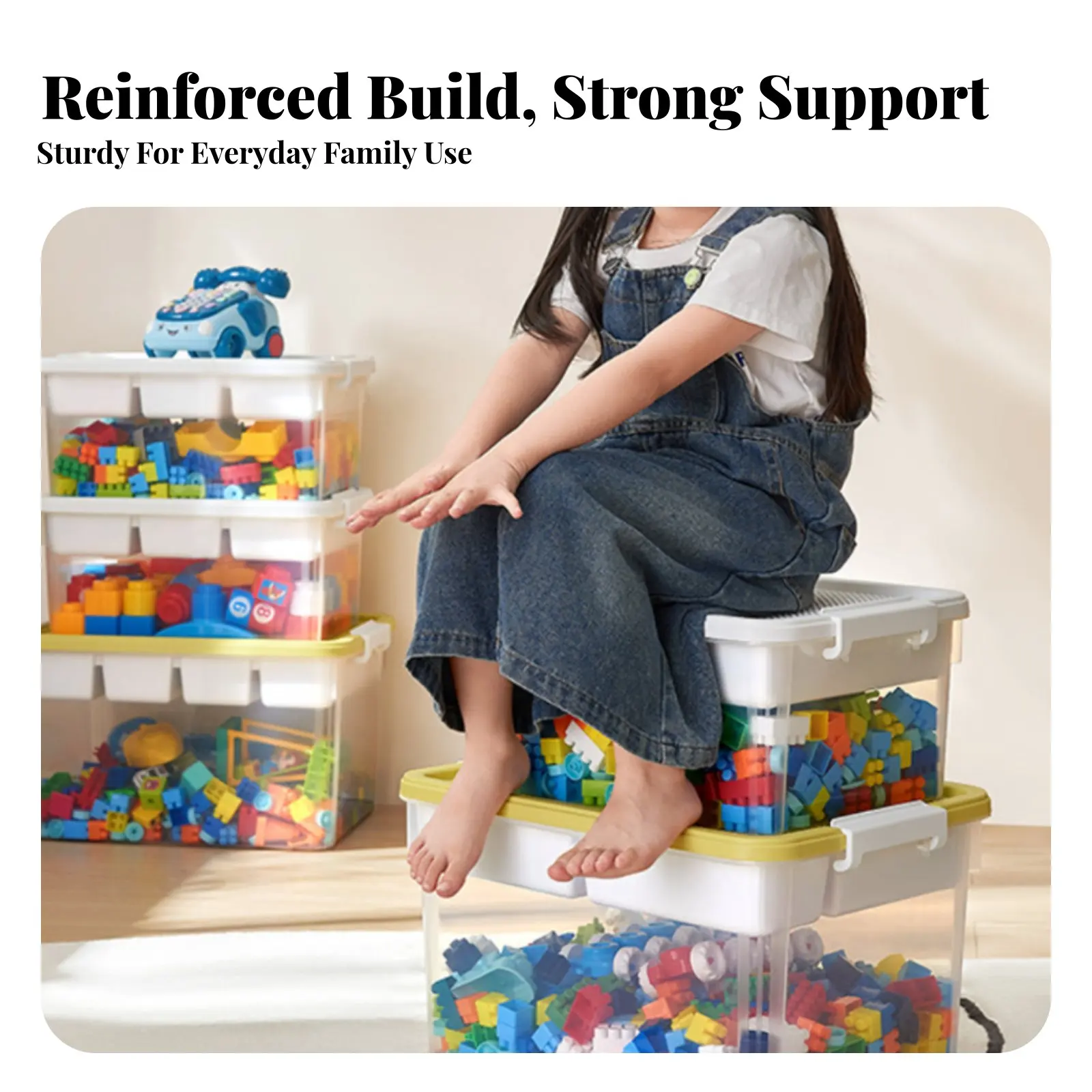 twin-tiertier-construction-piece-container-with-sorting-tray-versatile-compartment-container-with-baseplate-lid-locking-clasps