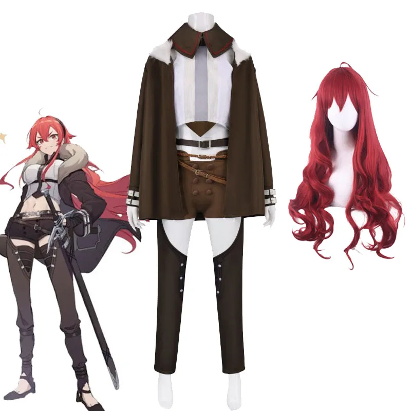 costume-de-cosplay-eris-greyrat-de-mushoku-tensei-uniforme-de-combat-de-l'epeeuse-eris-de-jobless-reincarnation-pour-anime-expo-avec-perruques-de-cosplayeur