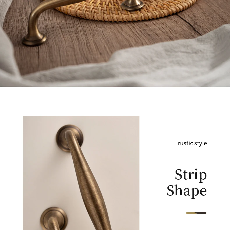 Antique brass cabinet handle and knob 15