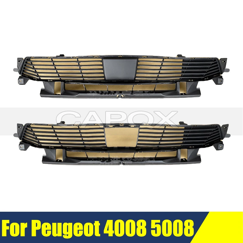 

Передняя нижняя решетка бампера, маска для Peugeot 4008 5008, решетка радиатора, нижняя сетка, нижняя гоночная решетка, автоматическая решетка