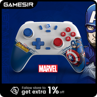 GameSir Nova Lite Wireless Switch Controller Gaming Gamepad with Hall Effect for Nintendo Switch iPhone Android Marvel Version