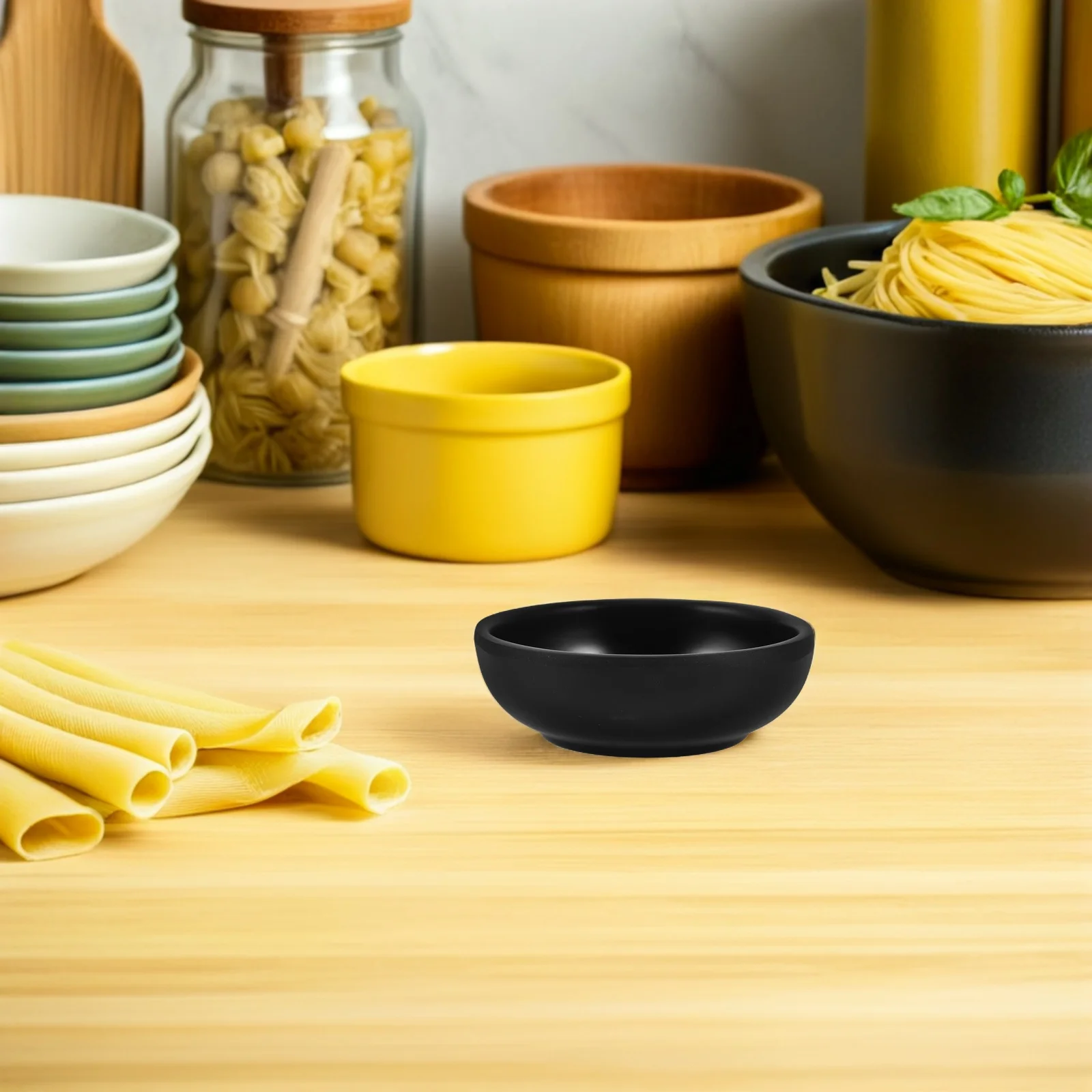 

12Pcs Melamine Sauce Dish Small Serving Plates Lightweight Heat Resistant for Bbq Entertaining Soy Sauce Dipping Bowls Mini