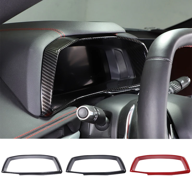 

Car Interior Dashboard Frame Trim Cover Carbon Fiber Style Fit For Chevrolet Corvette C8 Stingray Z51 Z06 2020-2023 Accessories