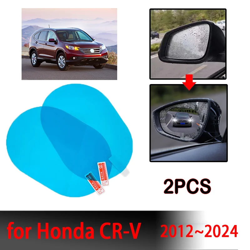 for Honda CR-V 2012~2024  Accessories Car Mirrors Glass Anti-Fog hydrophobikFilm Waterproof Protective Films Auto Parts Decal