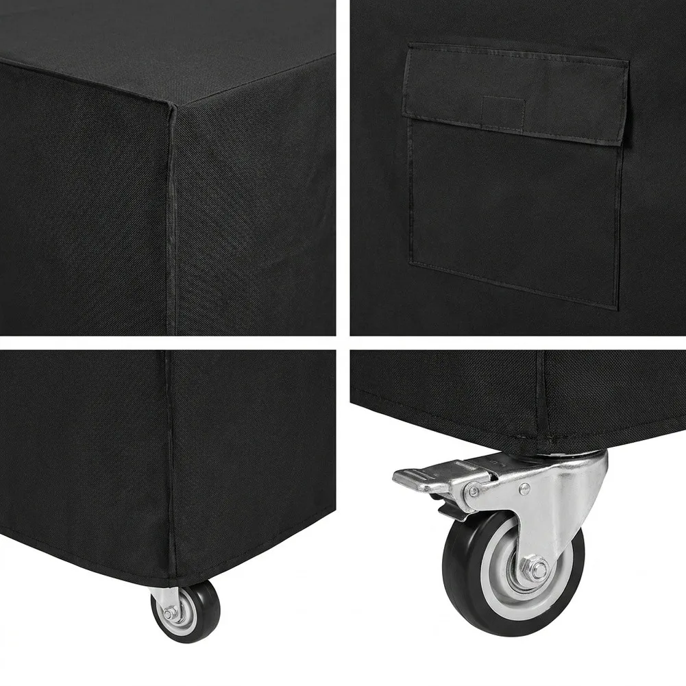 Oxford Outdoor Cooler Cart Cover For Rolling Ice Chest, Waterproof Protective Storage Case For Patio Garden Furniture