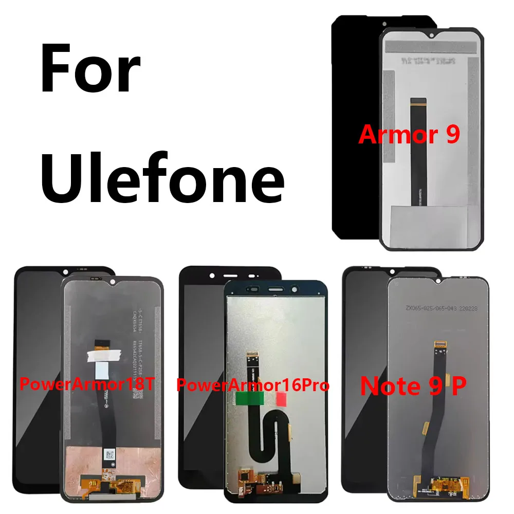 Pop nuevo digitalizador de pantalla LCD para Ulefone Armor 9 Note 9P Power Armor 16 Pro Power Armor 18T Power Armor17 17 Pro 19 reemplazo