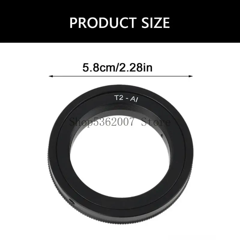 Montaje adaptador lente T2 para cámaras conexión telescopios 40JB