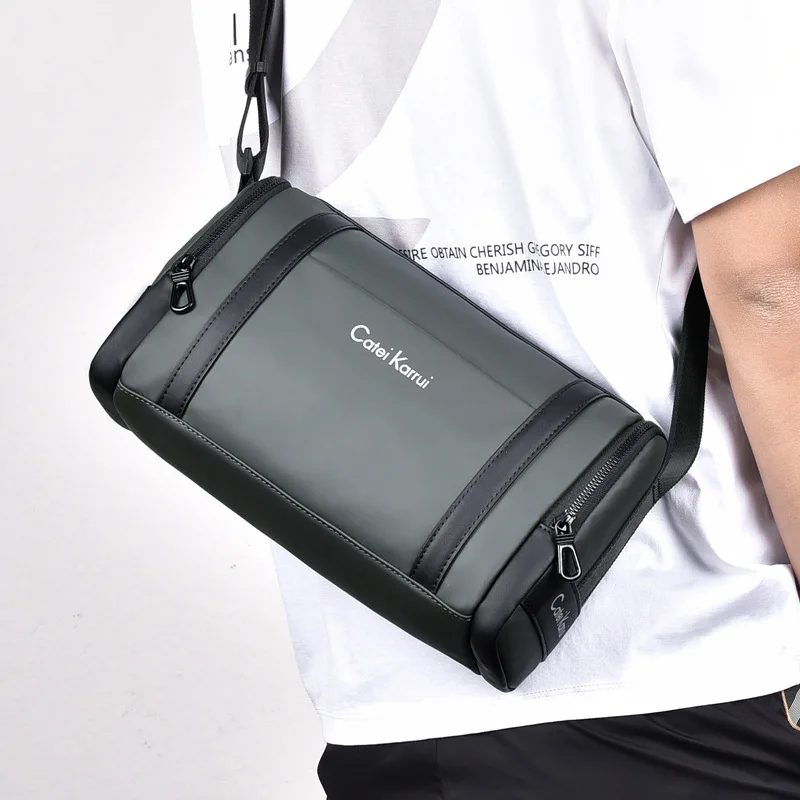 New Fashionable Large Capacity Single Shoulder Crossbody Oxford Bag Cloth Men's Large Capacity Casual Backpack Canvas Luxury Man