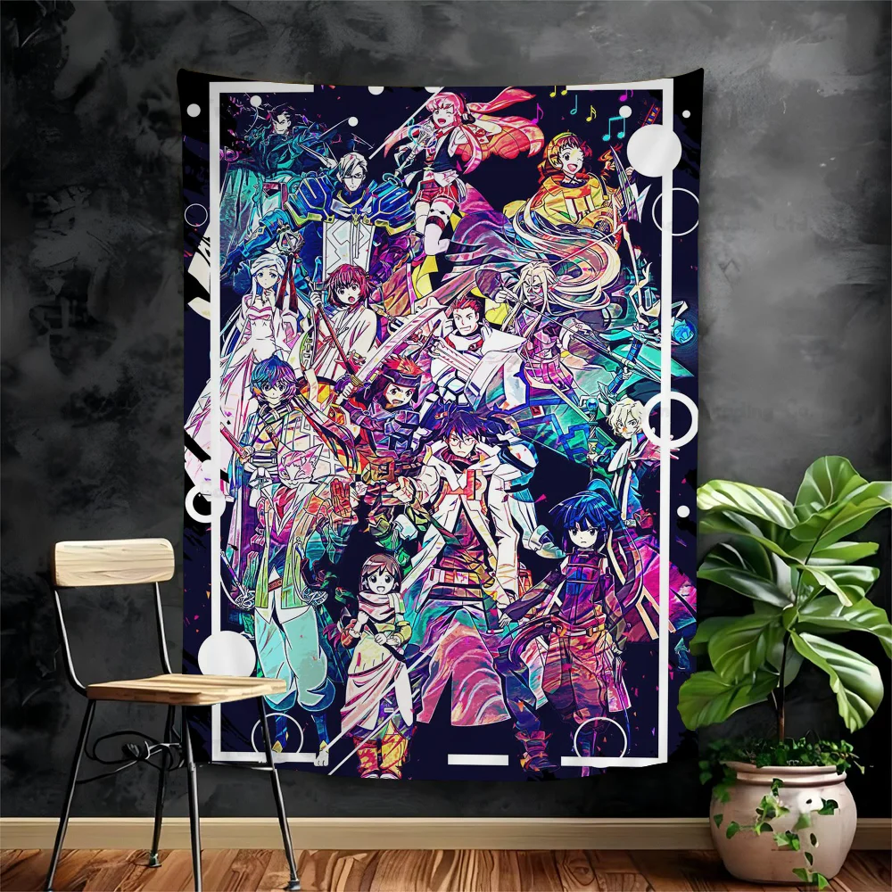 

Horizon Log Anime Hanging Bohemian Tapestry Bohemian Wall Tapestries Mandala Kawaii Room Decor