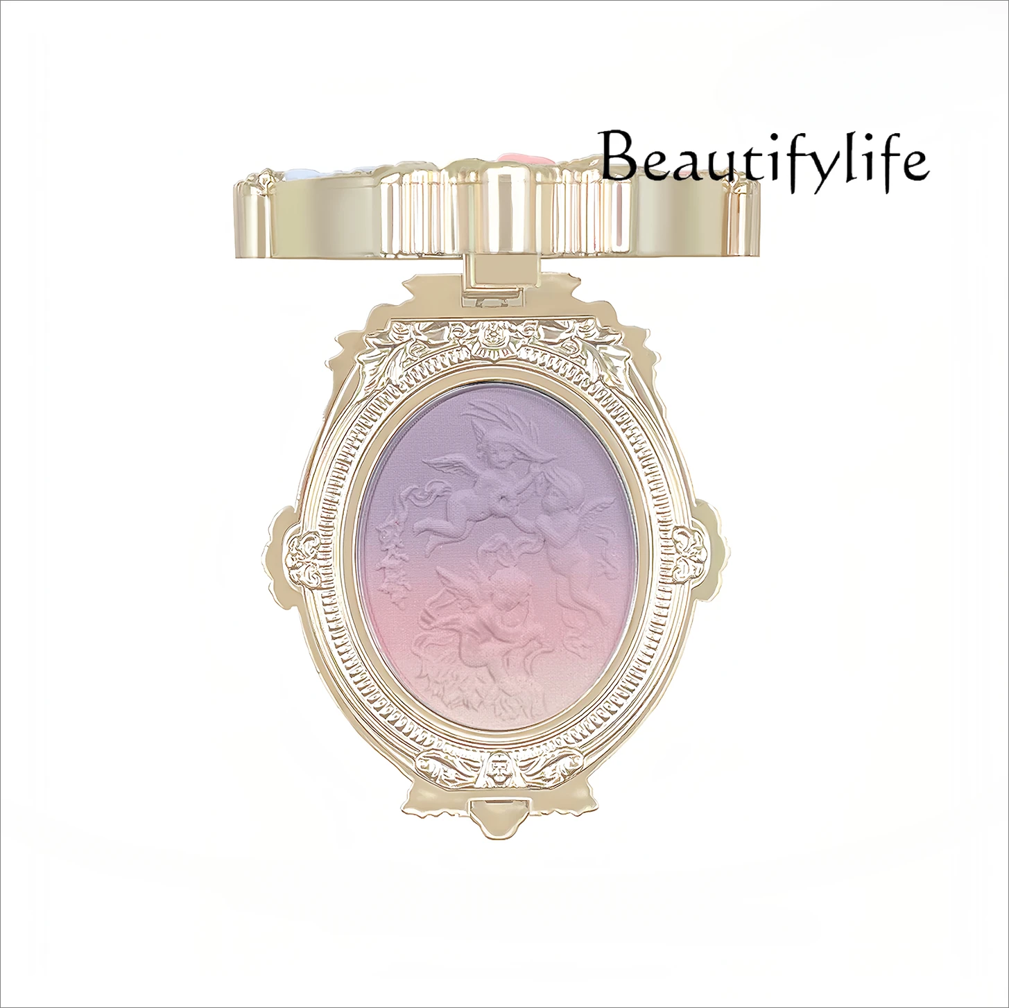 Simple retro cute relief blush premium gills purple expansion color blush female