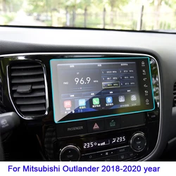 Tempered Glass Screen Protective Film for Mitsubishi Outlander Auto Interior Car GPS Navigation Screen Protector 2018-2020 year