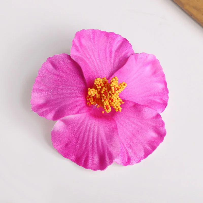 2/5 stücke Hawaiian Blume Haar Clip Sommer Strand Geburtstag Party Hochzeit Dekoration Mädchen Künstliche Ei Blumen Haarnadel Zubehör – Detail 13