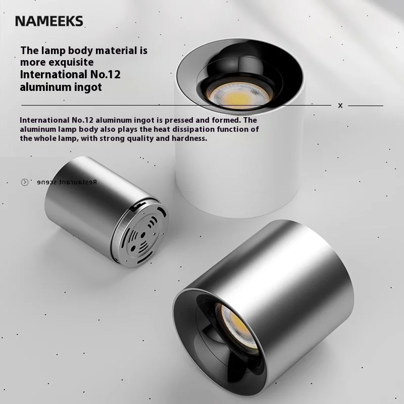 Factory Outlet COB Surface Mounted Anti-glare All-aluminum Ceiling Light Downlight Spotlight for Indoor Lighting