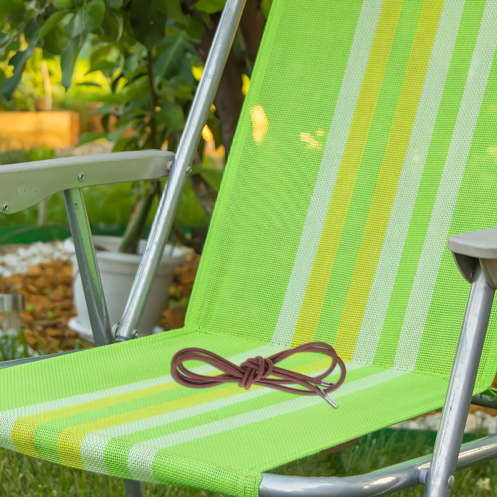 1Set Lounge Chair Replacement Cords Reinforcement Kit Easy Replace Bungee Rope for Recliner Patio Balcony Camping Chair Repair
