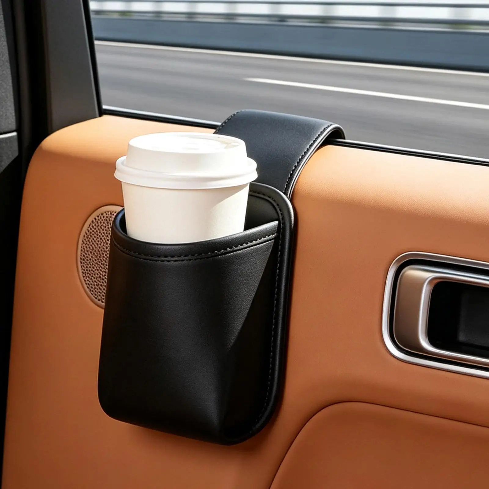 Universal Car Door Cup Holder Box Back Clip Design Drink Rack Storage Bin Car Seat Back Water Cup Box Organizer Pocket