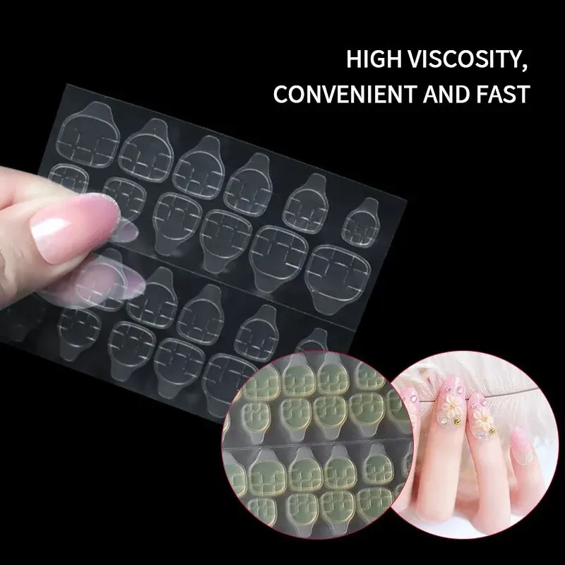 Adesivi per colla per unghie a doppia faccia Colla gelatinosa per unghie finte Adesivo per colla Bck Accessori e strumenti per unghie riutilizzabili