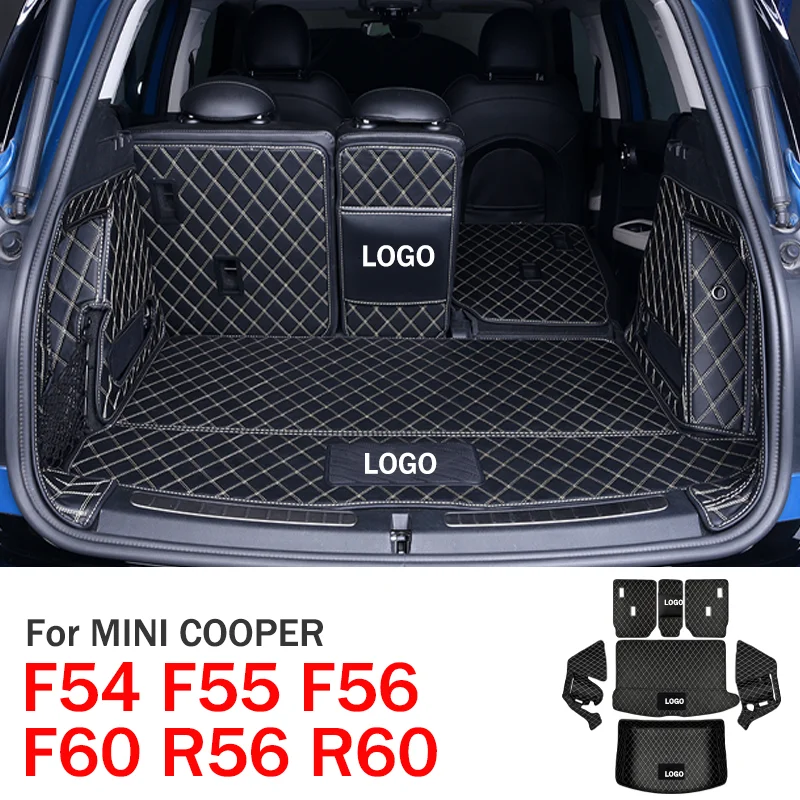 

For MINI COOPER F54 F55 F56 F60 R56 R60 Clubman Countryman Full Set Car Rear Trunk Pad